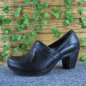 Dansko Women Riki Clog Black Leather Sz 39 Medium  Used 2025
